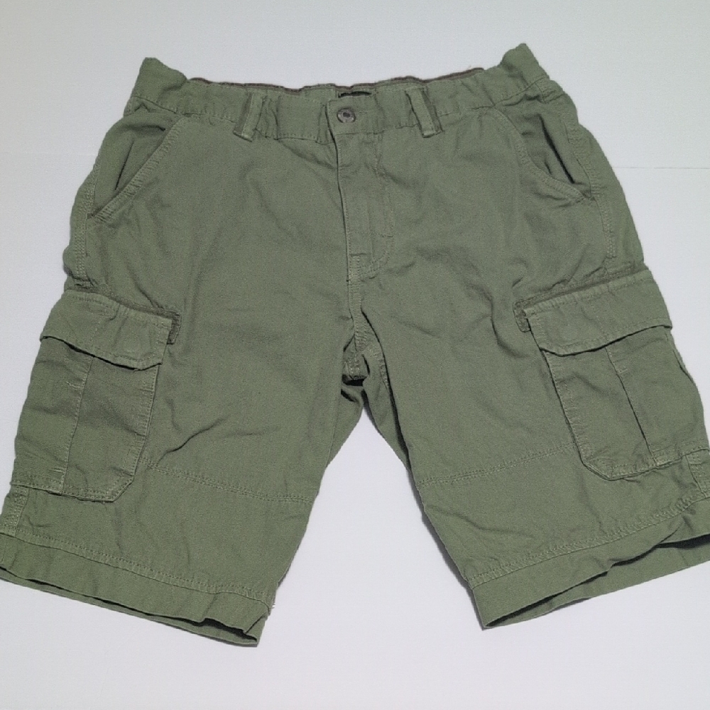 Buffalo David Bitton Green Cargo Shorts